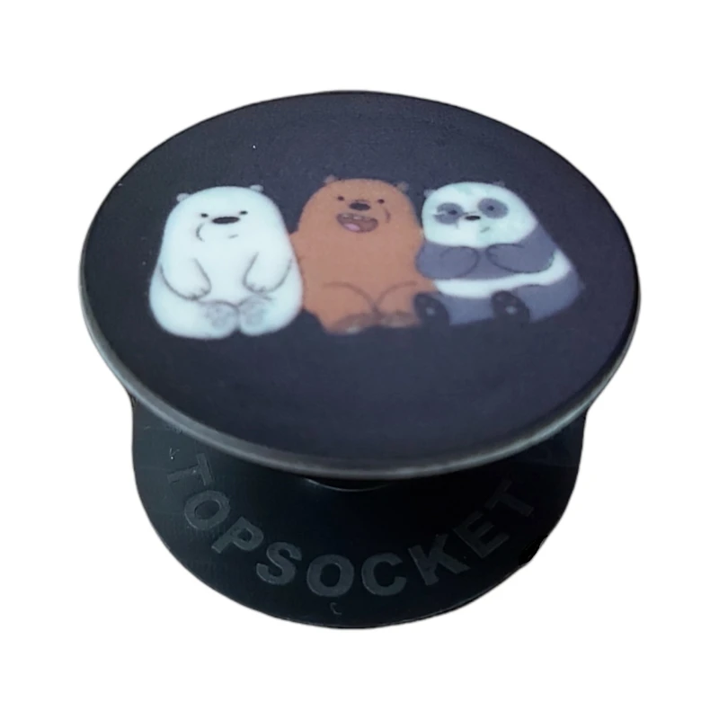 پایه نگهدارنده گوشی موبایل و تبلت پاپ سوکت طرح خرس مدل Bear3