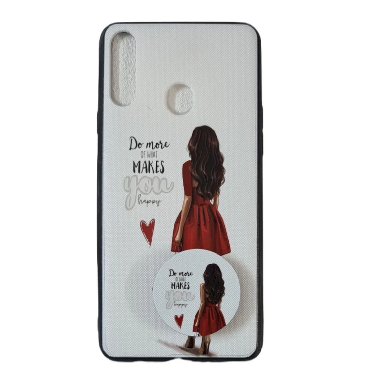 کاور طرح دخترانه کد 718 مناسب برای گوشی موبایل اپل iPhone 7 Plus / 8 Plus به همراه پاپ سوکت
