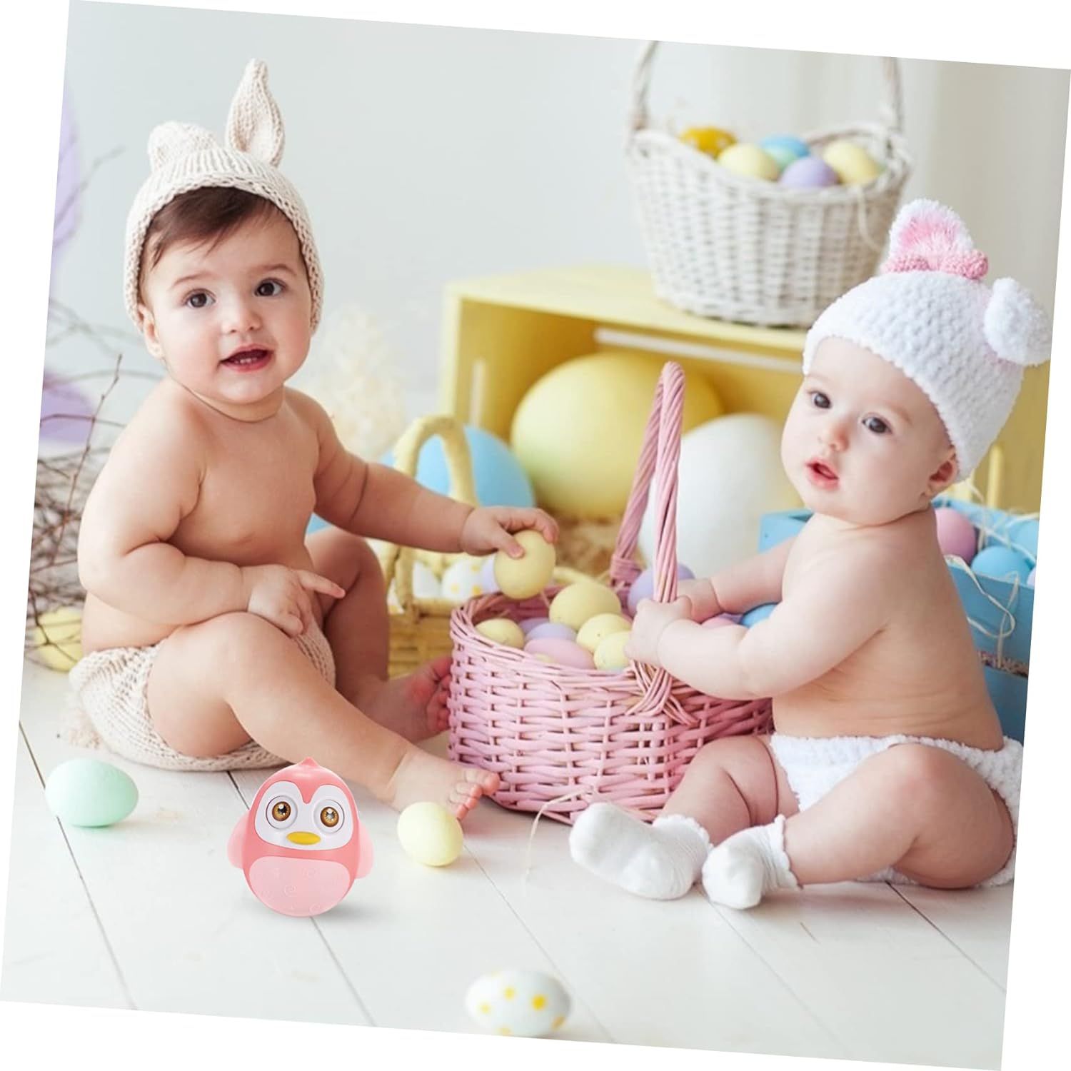 جغجغه هانگر مدل پنگوئن تعادلی طرح Roly Poly Penguin  -  - 15