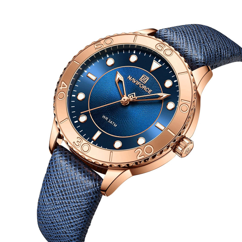 ساعت مچی عقربه ای زنانه نیوی فورس مدل NF5020RGBEBE