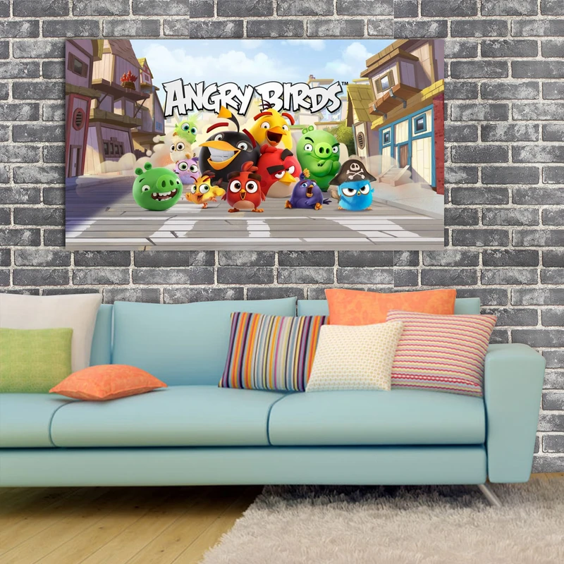 تابلو شاسی کودک مدل Angry Birds کد 15