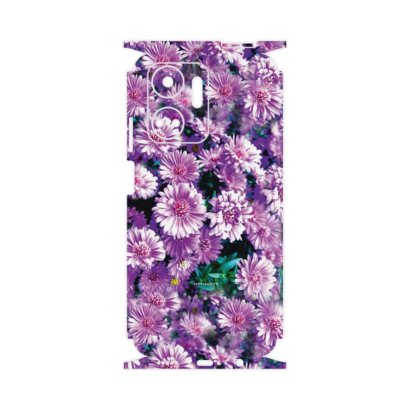 برچسب پوششی ماهوت مدل Purple_Flower-FullSkin مناسب برای گوشی موبایل آنر X7a
