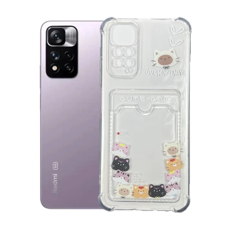 کاور طرح خانواده گربه ها مناسب برای گوشی موبایل شیائومی Redmi Note 11 Pro 4g/5g