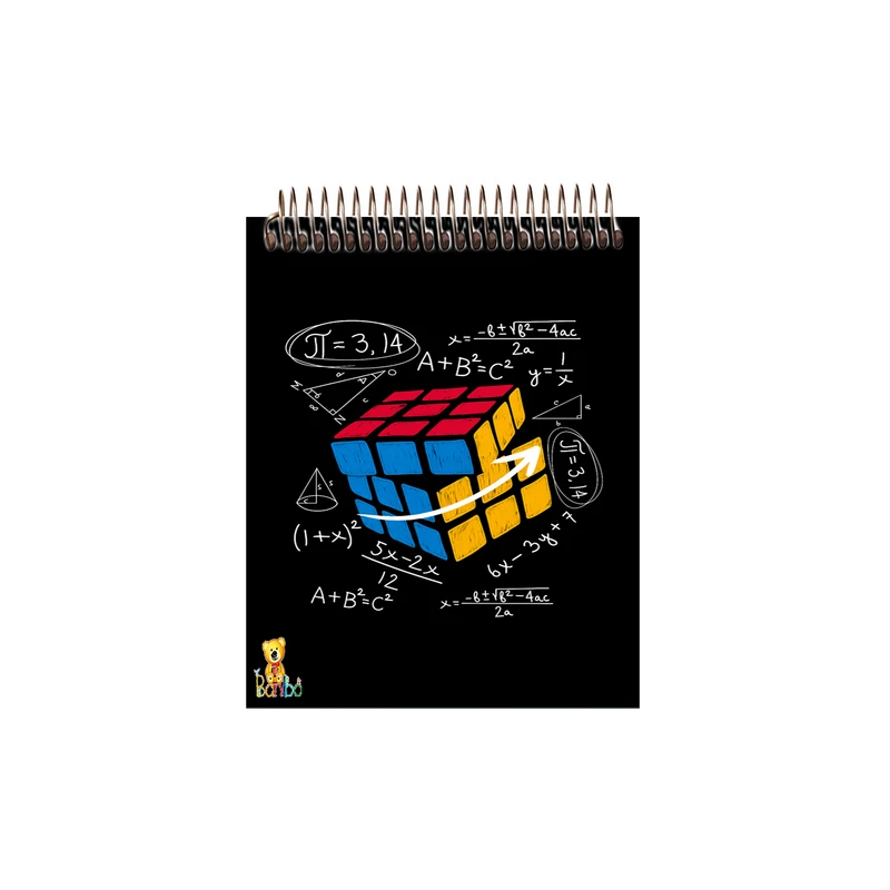 دفترچه نقاشی 50 برگ بانیبو مدل  روبیک کد 2739