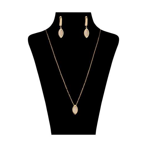 نیم ست طلا 18 عیار زنانه مایا ماهک مدل MS0622