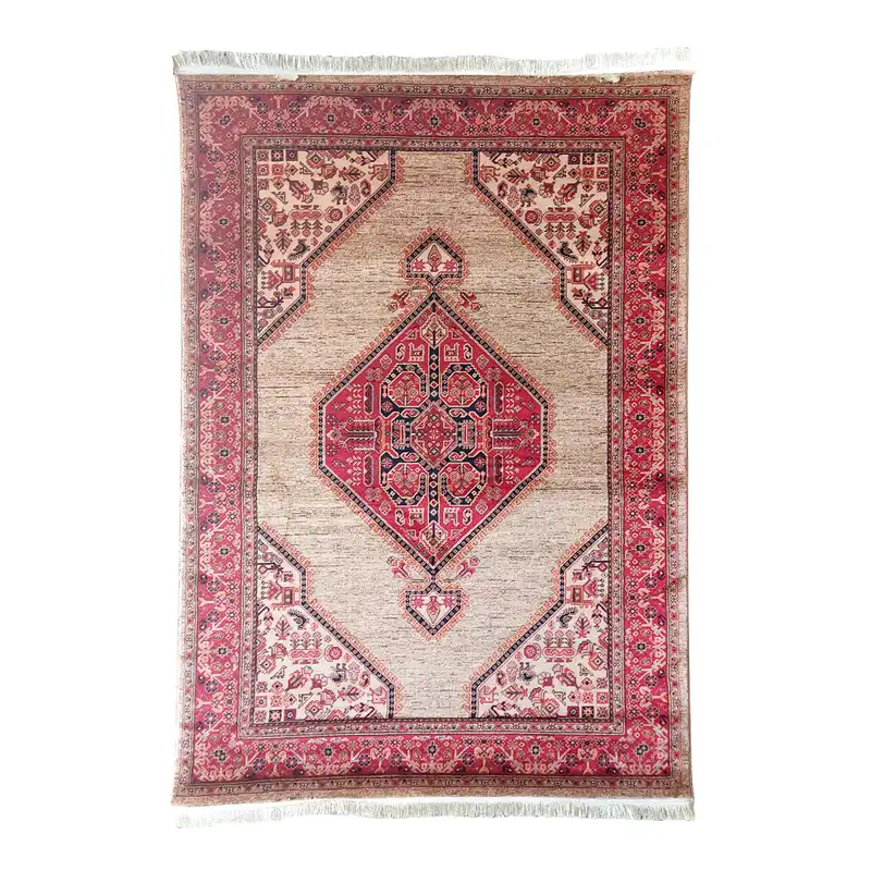 فرش ماشینی آنا مدل عشایری  کد 8014