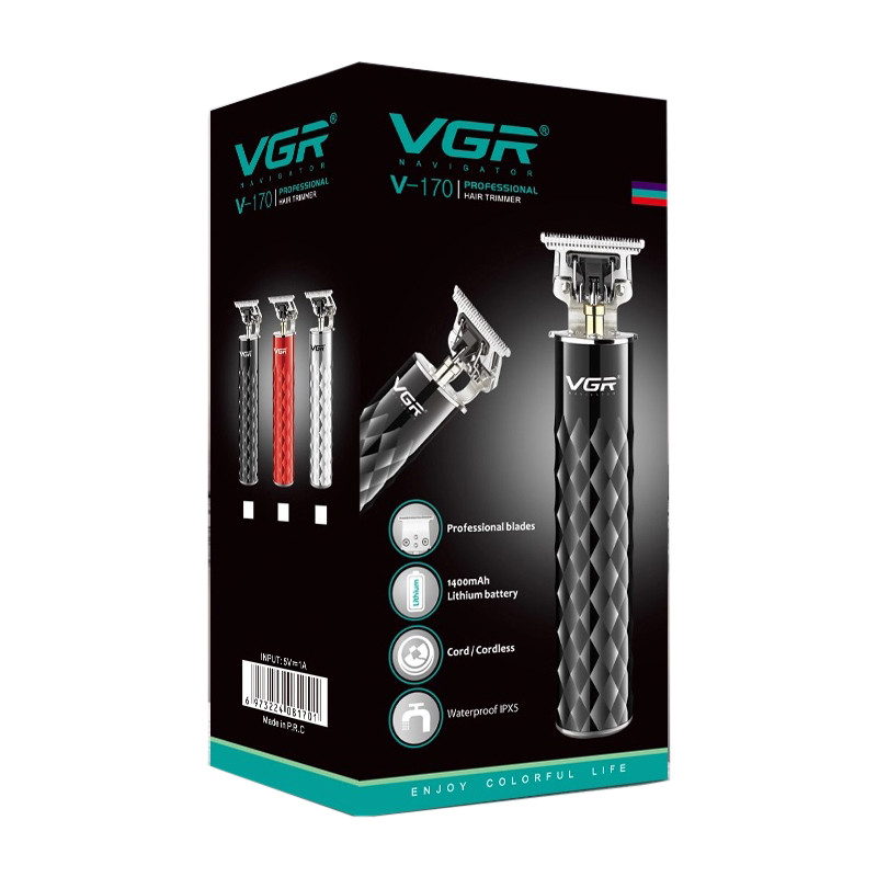 ماشین اصلاح موی سر و صورت وی جی ار مدل V-170 ماشین اصلاح موی سر و صورت وی جی ار مدل V-170