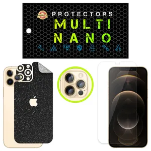 Multi Nano X-SLFG Screen Protector For Apple iPhone 12 Pro Max with lens protector and back skin