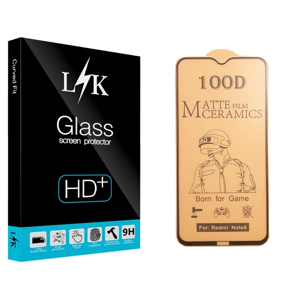محافظ صفحه نمایش سرامیکی ال کی مدل +LITE مناسب برای گوشی موبایل شیائومی Redmi Note 8