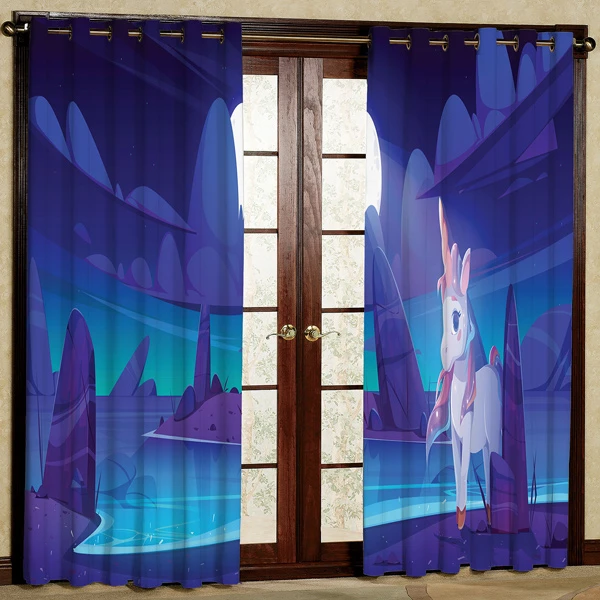 پرده مدل مخمل پانچی کد 6890 سایز 280x140 سانتی متر