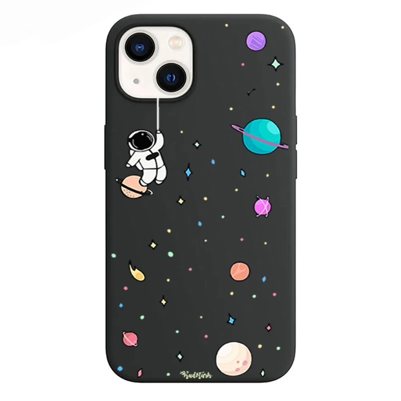 کاور طرح Spaceman مناسب برای گوشی موبایل اپل iPhone 13 Mini