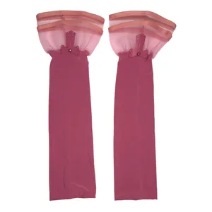 ساق دست زنانه مدل پرنسسی ریون کریستال کد s-124 رنگ سرخآبی