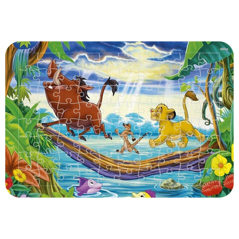 پازل 54 تکه مدل CHB1973 طرح انیمیشن شیر شاه