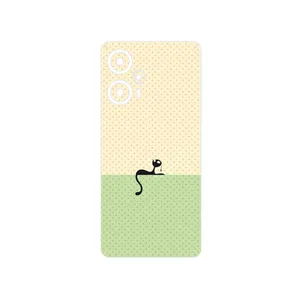MAHOOT Minimal Internet Cat Icon Cover Sticker for Xiaomi Poco F5