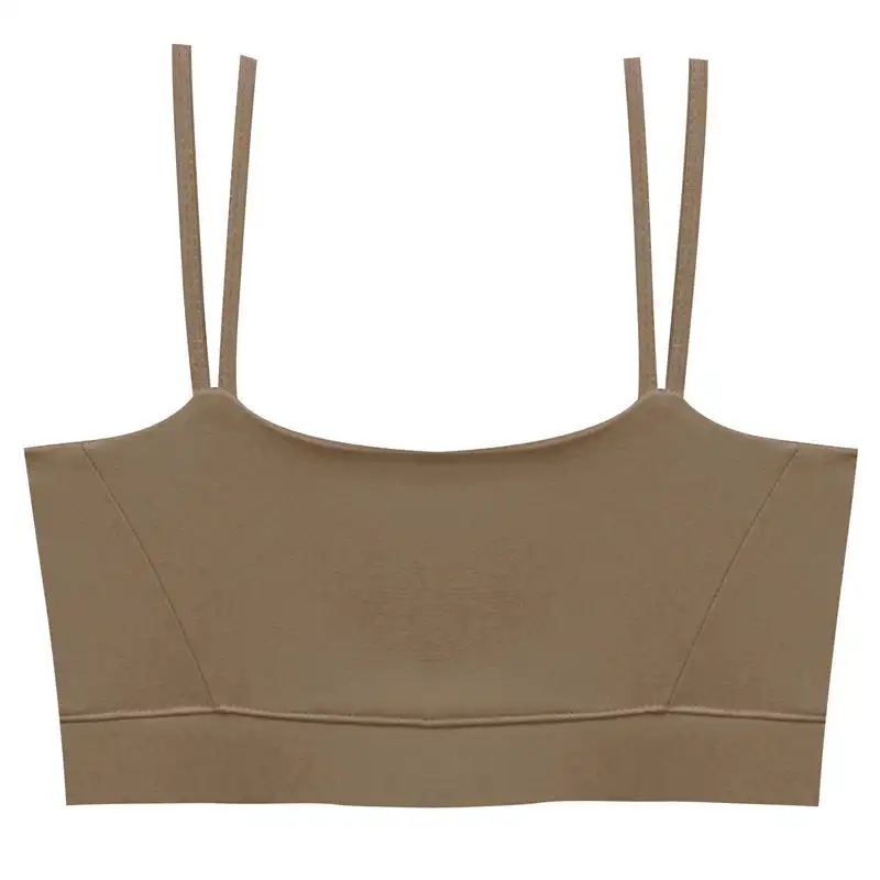 نیم تنه ورزشی زنانه ماییلدا مدل بدون فنر پددار کد 4521-290P  رنگ کرم