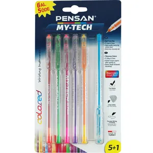 خودکار پنسان مدل مای تک کد NEON pen بسته 6 عددی