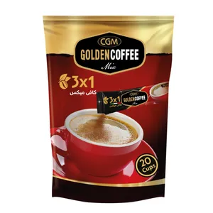 كافي ميكس 3x1 سي جي ام گلدن كافي ميكس - 18 گرم بسته 20 عددی