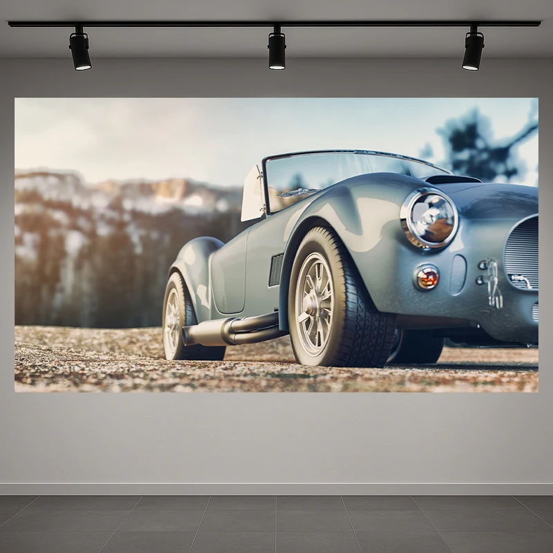 تابلو بوم طرح مخمل ماشین کلاسیک مدل شلبی کبرا کد AR3059491