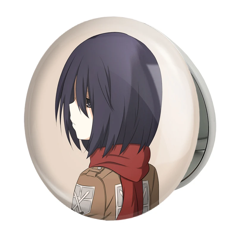 آینه جیبی خندالو طرح میکاسا اکرمن انیمه اتک آن تایتان Attack on Titan مدل تاشو کد 18518 
