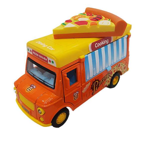 ماشین بازی طرح کامیون فست فود مدل Food Truck 01