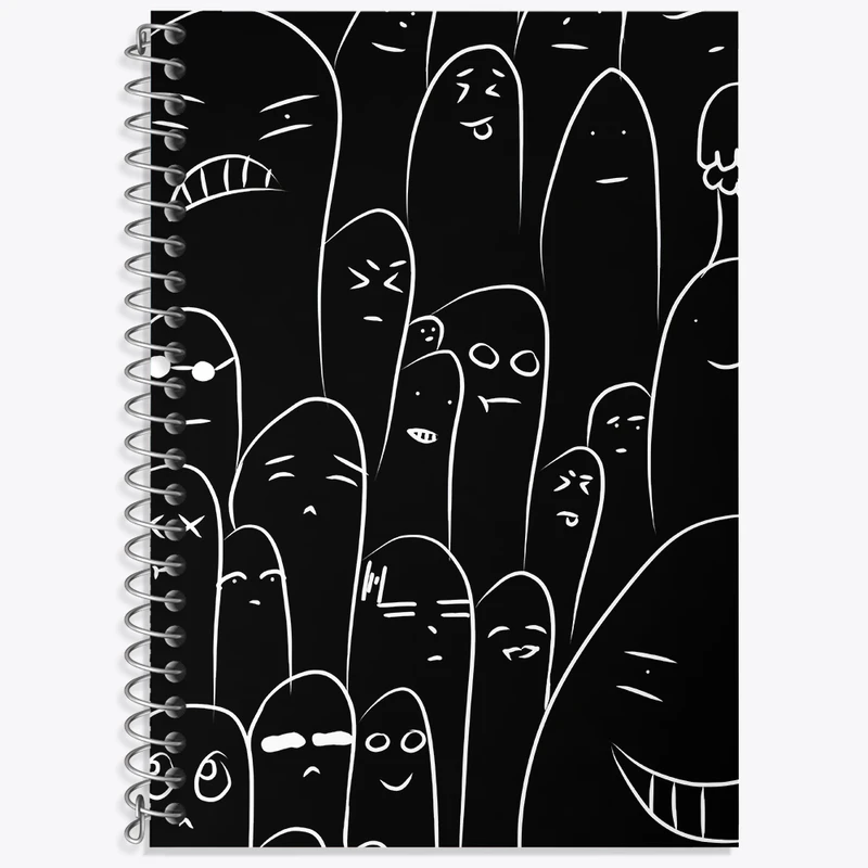 دفتر نت موسیقی 50 برگ خندالو طرح هیولاهای کیوت کد N2632