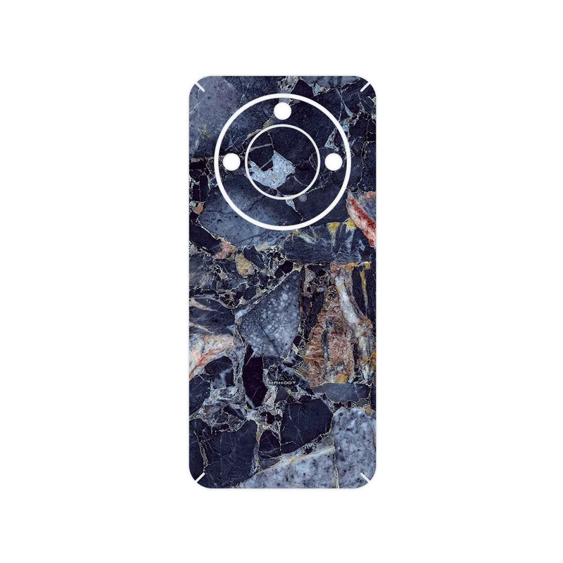 برچسب پوششی ماهوت مدل Broken black marble مناسب برای گوشی موبایل آنر X9c Smart