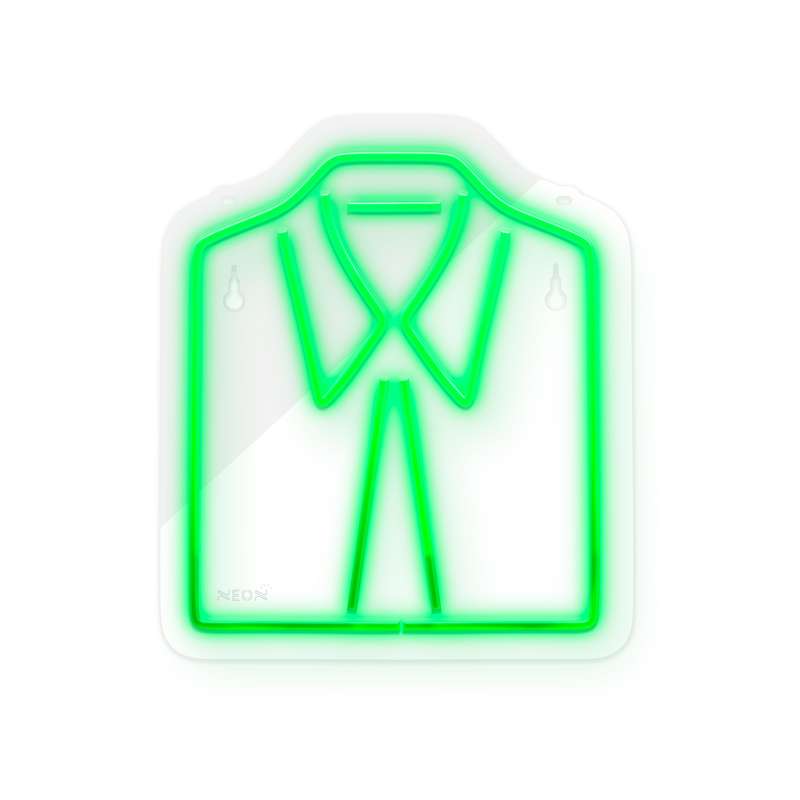 چراغ دیواری نئون دیزاین طرح Men-Clothes_GR