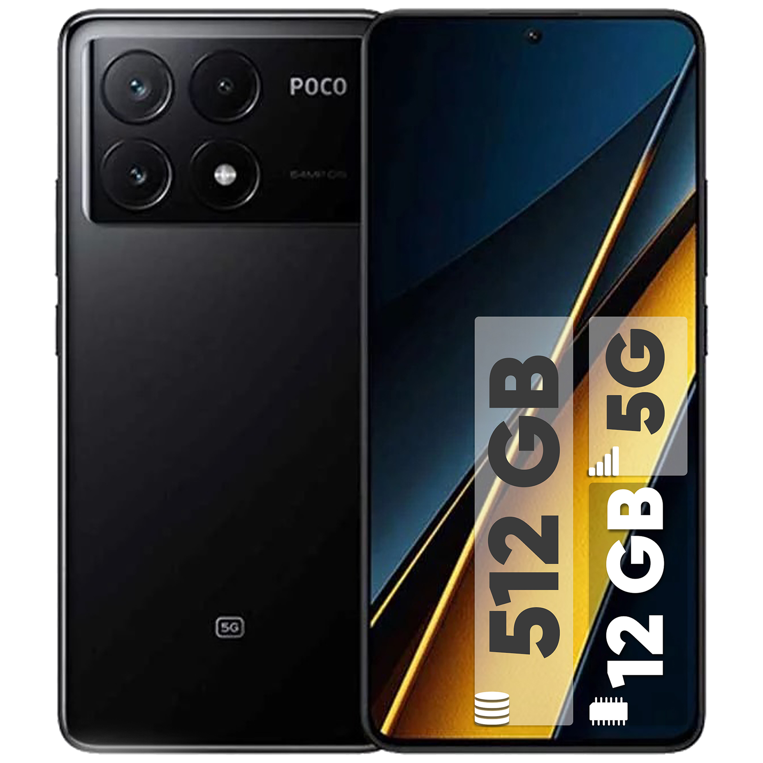 گوشی موبایل شیائومی مدل  Poco X6 Pro 5G دو سیم کارت ظرفیت 512 گیگابایت و رم 12 گیگابایت