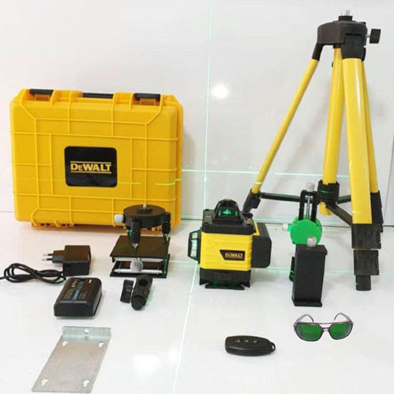 تراز لیزری ترکیبی مدل 360 درجه 4D-360DWT نور سبز
