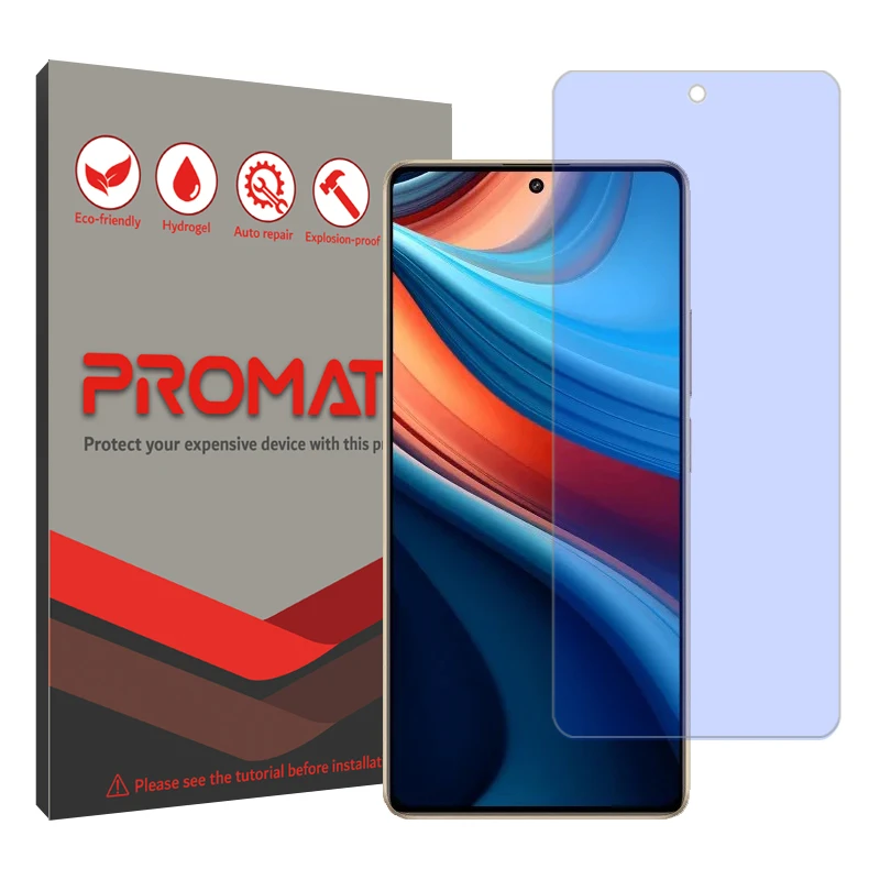 محافظ صفحه نمایش آنتی بلو پرومیت مدل Resistant مناسب برای گوشی موبایل شیائومی Redmi Note 13R Pro