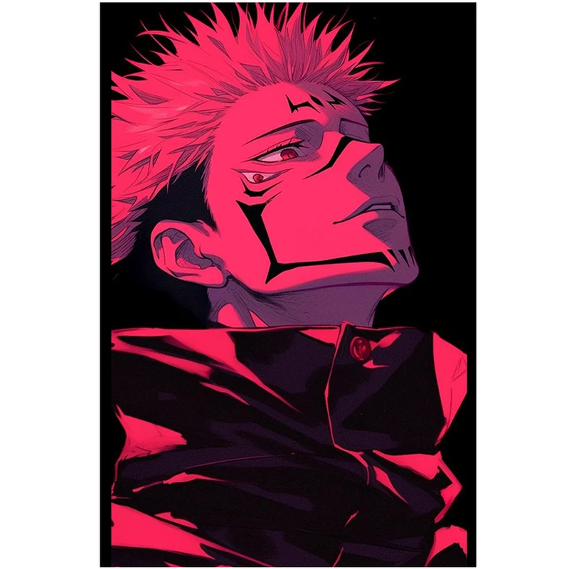 پوستر مدل انیمه جوجوتسو کایسن Jujutsu Kaisen طرح سوکونا Sukuna کد 989