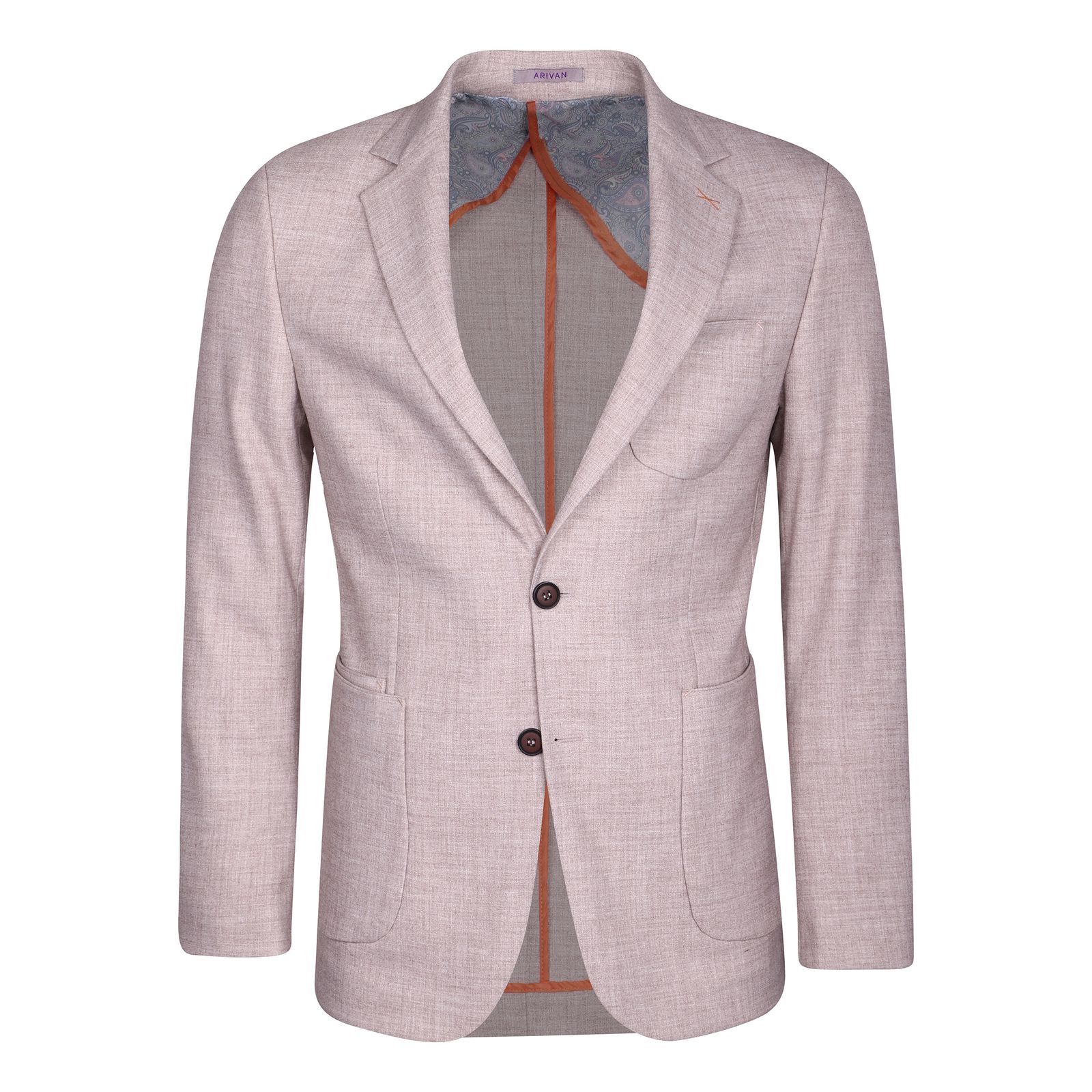 کت تک مردانه آریوان مدل وصله دار کد B022 -  - 1