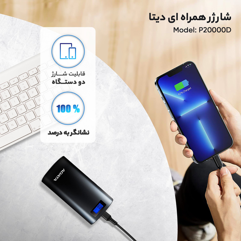 شارژر همراه ای دیتا مدل P20000D ظرفیت 20000 میلی آمپر ساعت POWTAXBJGD 200個 7.5V ダイオード 500mW 1206 パッケージ PCB 表面実装 SMD ショットキー ダイ