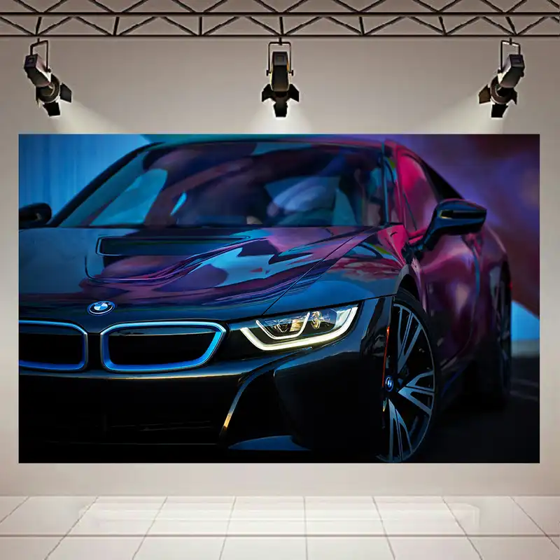 پوستر طرح ماشین مدل BMW i8 کد AR6110