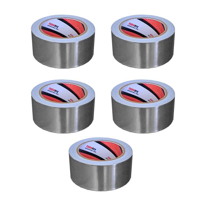 نوار چسب آلومینیوم چمفیکس مدل N25 عرض 5 سانتی متر بسته 5 عددی