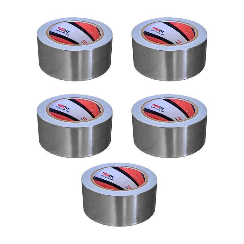 نوار چسب آلومینیوم چمفیکس مدل N25 عرض 5 سانتی متر بسته 5 عددی