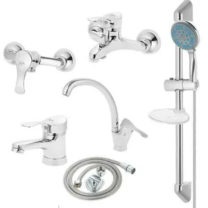 ست شیرآلات زرگر مدل لاله قهرمان صدفی 2024 با علم یونیکا مجموعه 6عددی