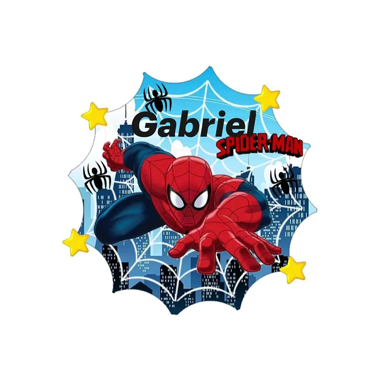 استیکر پارچه و لباس پاد آفرین مدل مرد عنکبوتی کد 2343