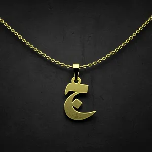 گردنبند طلا 18 عیار زنانه مدوپد مدل حرف ج کد I3-1-1198