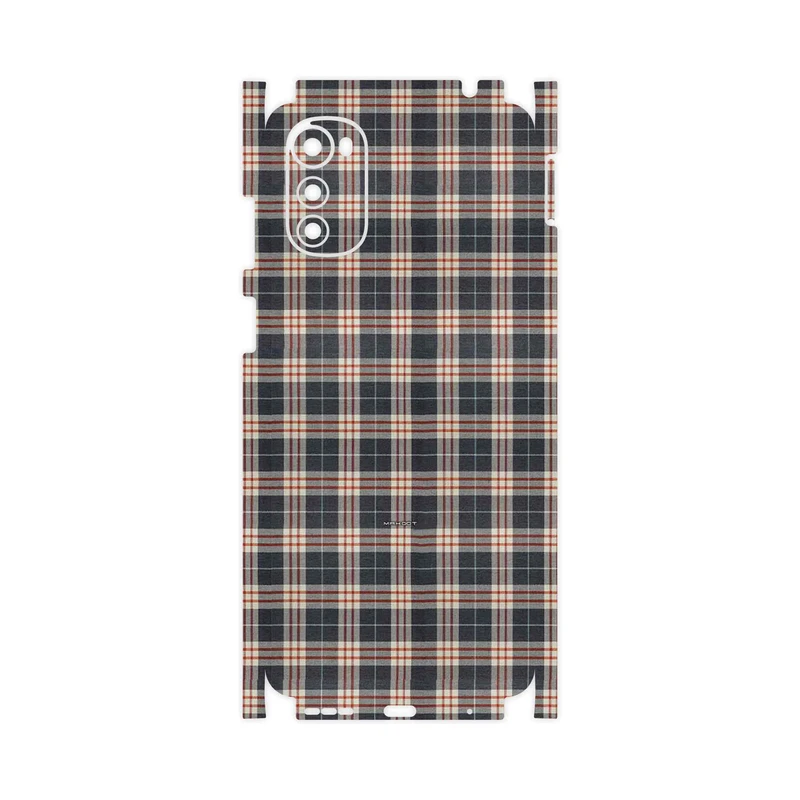 برچسب پوششی ماهوت مدل Fabric Texture 5-FullSkin مناسب برای گوشی موبایل موتورولا Moto E32s