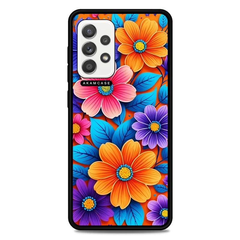کاور آکام مدل AMC-WSGA52-FLOWERS-39 مناسب برای گوشی موبایل سامسونگ Galaxy A52