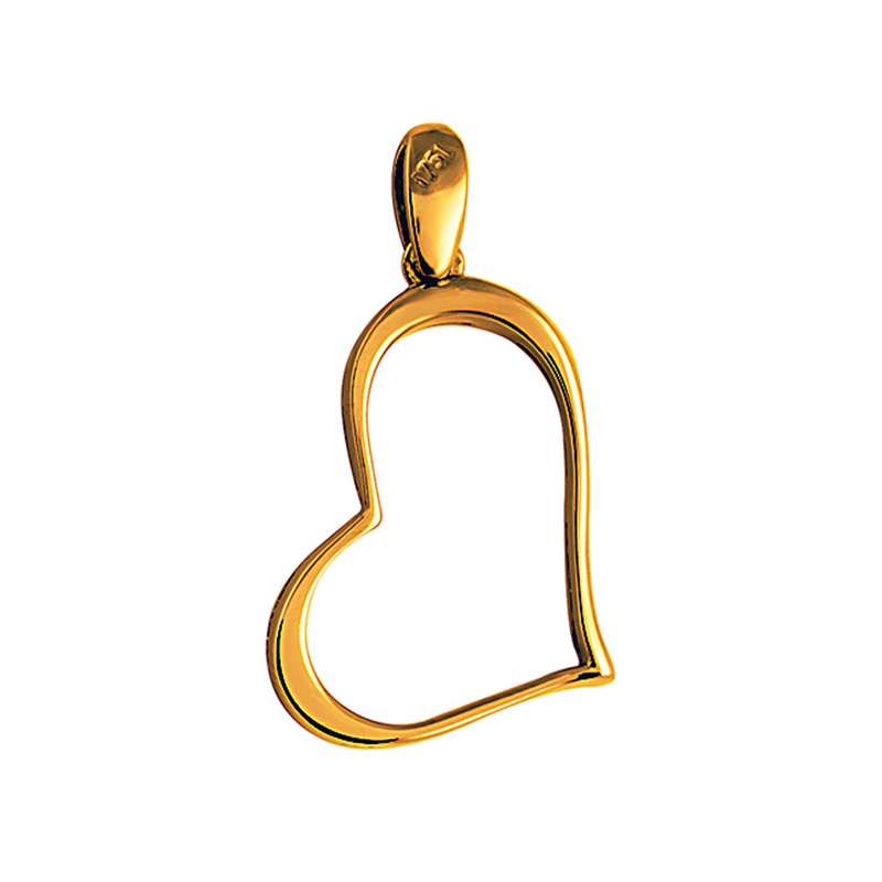 آویز گردنبند طلا 18 عیار زنانه دوست خوب مدل قلب کد dk781 آویز گردنبند طلا 18 عیار زنانه دوست خوب مدل قلب کد dk781