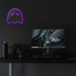 چراغ دیواری نئون دیزاین طرح Packman-2_PR