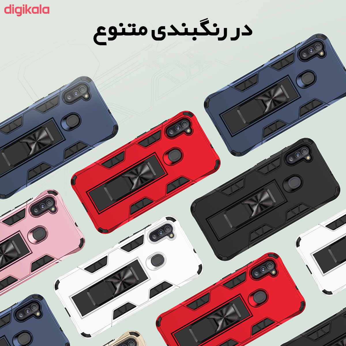کاور لوکسار مدل Defence90s مناسب برای گوشی موبایل سامسونگ Galaxy A11 main 1 7