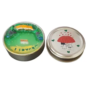 شمع لیوانی مدل قوطي اسانس گل مريم