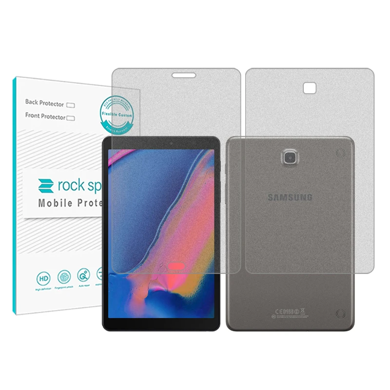 محافظ صفحه نمایش مات راک اسپیس مدل HyMTT مناسب برای تبلت سامسونگ Galaxy Tab A 8.0 & S Pen (2015) به همراه محافظ پشت تبلت