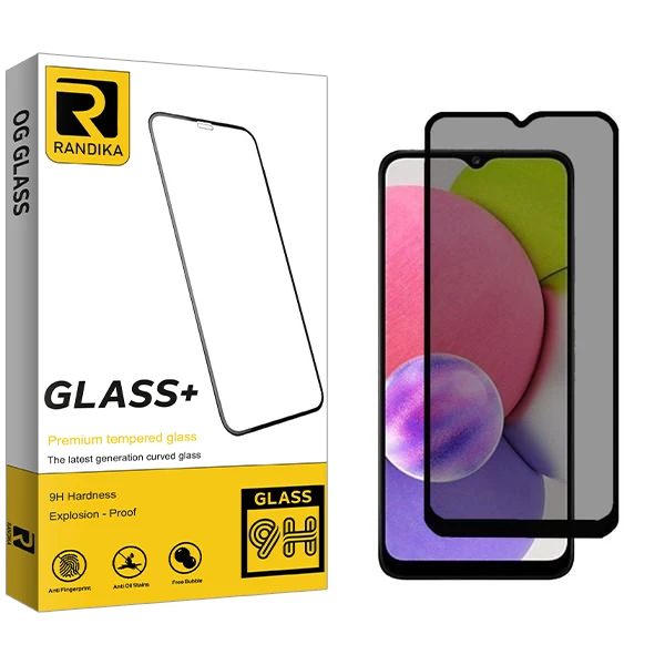 محافظ صفحه نمایش حریم شخصی راندیکا مدل RK مناسب برای گوشی موبایل سامسونگ Galaxy A03s