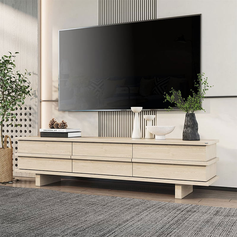 میز تلویزیون هیراد مدل TV148-MDF مناسب برای تلویزیون تا 75 اینچ