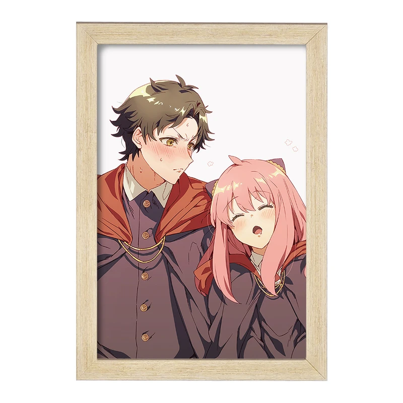 تابلو خندالو مدل انیا فورجر و دامیان دزموند انیمه اسپای ایکس فمیلی Spy x Family  کد 17665