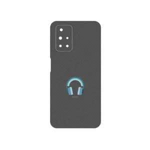 MAHOOT Minimal Headphone Icon Cover Sticker for Xiaomi Redmi 10